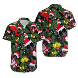 Cool Christmas French Bulldog Christmas Tree Christmas Hawaiian Shirt Gift For Your Girlfriend Boyfriend Gift For Love Gift For Friend Best Valentine Present Holiday Gift