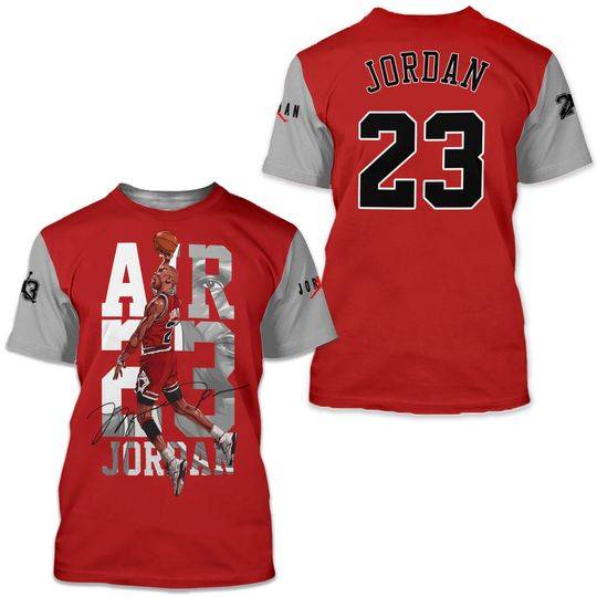 Cool Michael Jordan AIR 23 T-shirt Meaningful Gift For Family Gift For Boyfriend Valentine Gift