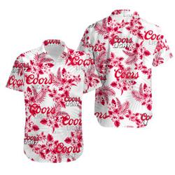 CCOORS Light Hawaiian Flowers Summer Vacation Hawaiian Shirt Gift For Your Girlfriend Boyfriend Gift For Love Gift For Friend Best Valentine Present Holiday Gift