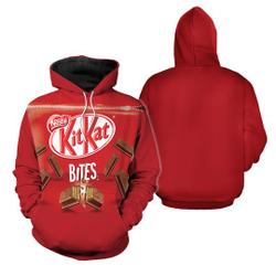 Kit Kat 3D Hoodie, KitKat Halloween Costume Cosplay