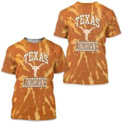 Texas Longhorns Ucycled 3D Shirt Meaningful Gift For Family Gift For Boyfriend Valentine Gift