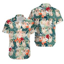 Corgi dog Hawaiian Shirt Gift For Your Girlfriend Boyfriend Gift For Love Gift For Friend Best Valentine Present Holiday Gift