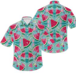 Cosy Store Watermelon Hawaiian Shirt Gift For Your Girlfriend Boyfriend Gift For Love Gift For Friend Best Valentine Present Holiday Gift