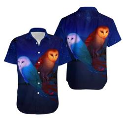 Couple Owl Hawaiian Shirt Gift For Your Girlfriend Boyfriend Gift For Love Gift For Friend Best Valentine Present Holiday Gift