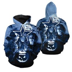 Cowboys Horror Night 3D Full Printed Hoodie