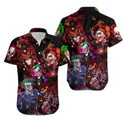 Crazy Clown Poker Hawaiian Shirt Gift For Your Girlfriend Boyfriend Gift For Love Gift For Friend Best Valentine Present Holiday Gift