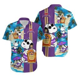 Crown Royal Snoopy Dog Hawaiian Shirt Gift For Your Girlfriend Boyfriend Gift For Love Gift For Friend Best Valentine Present Holiday Gift