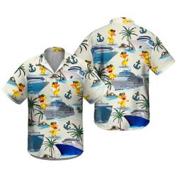 Cruising Ducks Hawaiian Shirt 3D Gift For Your Girlfriend Boyfriend Gift For Love Gift For Friend Best Valentine Present Holiday Gift