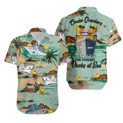 Custom Cruising Duck Hawaiian Shirt Gift For Your Girlfriend Boyfriend Gift For Love Gift For Friend Best Valentine Present Holiday Gift
