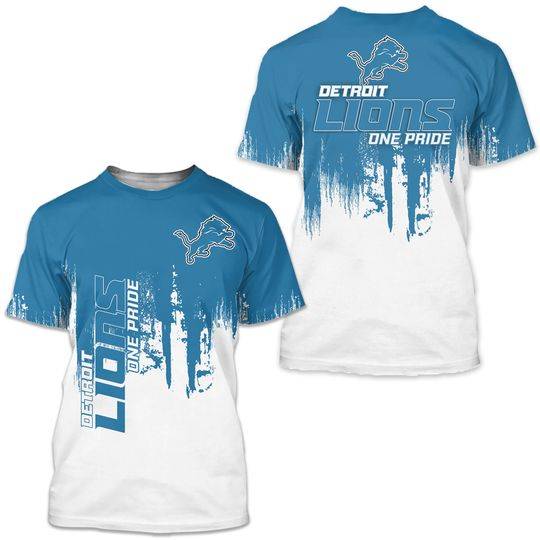 Custom Detroit Lions T Shirt Meaningful Gift For Family Gift For Boyfriend Valentine Gift