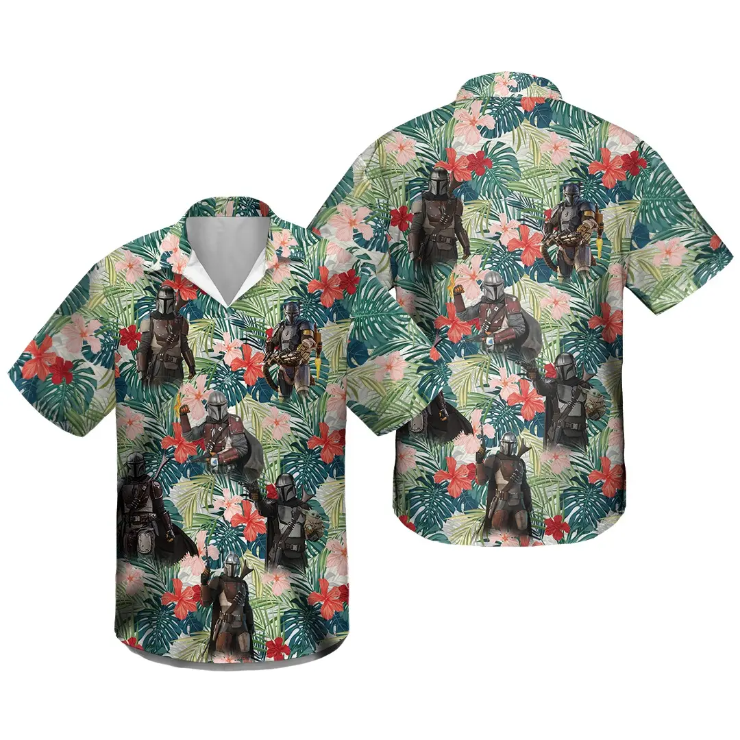 Mandalorian Grogu Summer Hawaiian Shirt Gift For Your Girlfriend Boyfriend Gift For Love Gift For Friend Best Valentine Present Holiday Gift