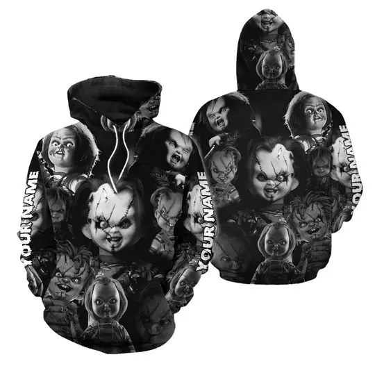 Custom Name Halloween Chucky's Hoodie