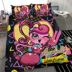 Custom Poppy Playtime Bedding Set Gift For Your Girlfriend Boyfriend Gift For Love Gift For Friend Best Valentine Present Holiday Gift