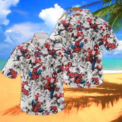 Spiderman Hawaiian Shirt, Gift For Your Girlfriend Boyfriend Gift For Love Gift For Friend Best Valentine Present Holiday Gift