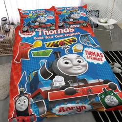 Custom Thomas And Friends, Thomas And Friends Bedding Set Gift For Your Girlfriend Boyfriend Gift For Love Gift For Friend Best Valentine Present Holiday Gift