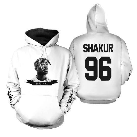 Tupac Shakur 3D Hoodie