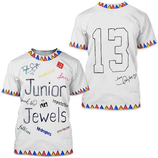 Customizable Taylor Inspired Junior Jewels You Belong With Me 3D Shirt Meaningful Gift For Family Gift For Boyfriend Valentine Gift