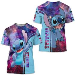 Cute Disney Stitch 3D T-shirt Meaningful Gift For Family Gift For Boyfriend Valentine Gift