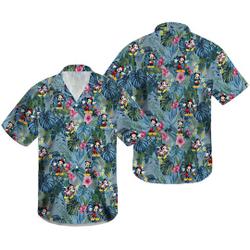 Cute Mickey Disney  Hawaiian Shirt Gift For Your Girlfriend Boyfriend Gift For Love Gift For Friend Best Valentine Present Holiday Gift