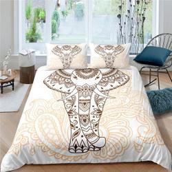 Bohemian Elephant  Bedding Set Gift For Your Girlfriend Boyfriend Gift For Love Gift For Friend Best Valentine Present Holiday Gift