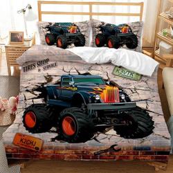 Kids Sport Race Car Bedding Set Gift For Your Girlfriend Boyfriend Gift For Love Gift For Friend Best Valentine Present Holiday Gift