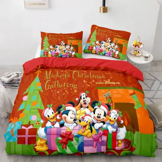 Disney Bedding Sets Mickey MouseGift For Your Girlfriend Boyfriend Gift For Love Gift For Friend Best Valentine Present Holiday Gift