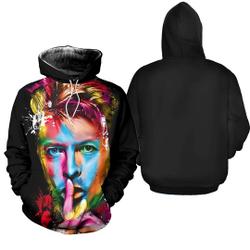 Dadvid Bowie Ziggy Sardust Rebel Rebel 3D Hoodie