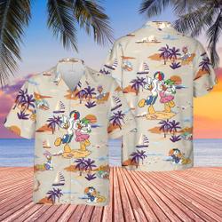 Daisy And Donald Duck Tropical Hawaiian Shirt Gift For Your Girlfriend Boyfriend Gift For Love Gift For Friend Best Valentine Present Holiday Gift