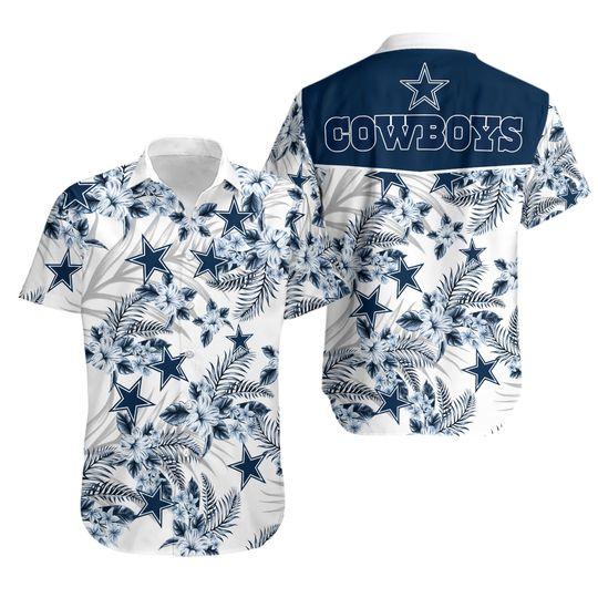 DALLAS COWBOYS SSTARFLOWER Hawaiian Shirt Gift For Your Girlfriend Boyfriend Gift For Love Gift For Friend Best Valentine Present Holiday Gift