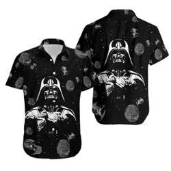 Dark Vader Galaxy Star Wars Hawaii Shirt, Star Wars Button Shirt, StarWars Beach Shirt Gift For Your Girlfriend Boyfriend Gift For Love Gift For Friend Best Valentine Present Holiday Gift