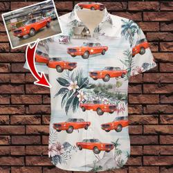 Personalized Car Photo Hawaiian Shirt Gift For Your Girlfriend Boyfriend Gift For Love Gift For Friend Best Valentine Present Holiday Gift