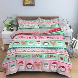 Santa Claus Bedding SetsGift For Your Girlfriend Boyfriend Gift For Love Gift For Friend Best Valentine Present Holiday Gift