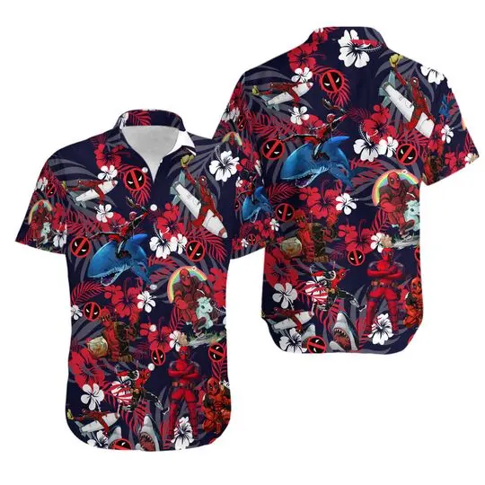 Deadpool Hawaiian Shirt Gift For Your Girlfriend Boyfriend Gift For Love Gift For Friend Best Valentine Present Holiday Gift
