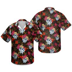 Deep Purple Button Up Shirts, Deep Purple Band Hawaiian Shirts Gift For Your Girlfriend Boyfriend Gift For Love Gift For Friend Best Valentine Present Holiday Gift
