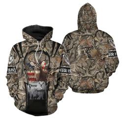 Deer Hunter Sweatshirt Pullover Hoodie Zip Hoodie