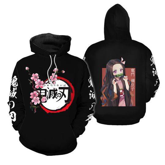 demon Japanese Anime 3D Printed Unisex Hoodie