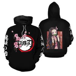 demon Japanese Anime 3D Printed Unisex Hoodie