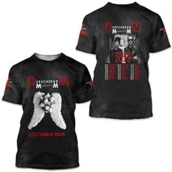 Depeche Mode world tour 2023 3D Shirt Meaningful Gift For Family Gift For Boyfriend Valentine Gift