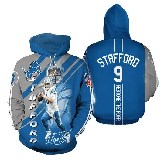 Detroit Lions 3D Hoodie