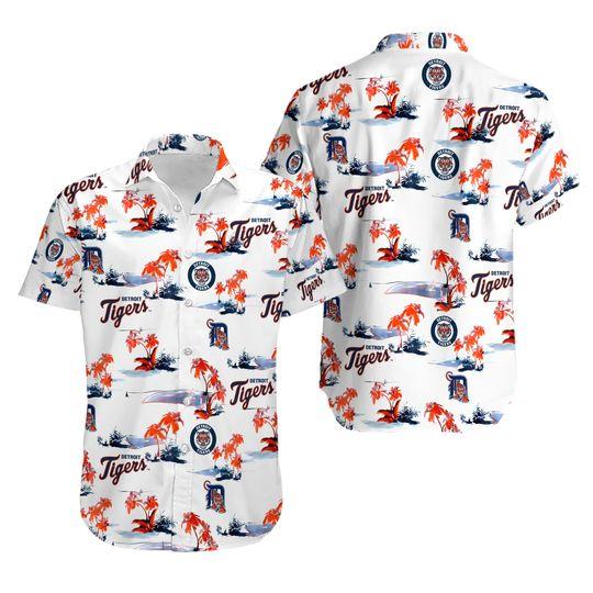Detroit Unisex Hawaiian Shirt Gift For Your Girlfriend Boyfriend Gift For Love Gift For Friend Best Valentine Present Holiday Gift