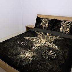 Satanic Sigil of baphomet Bedding SetsGift For Your Girlfriend Boyfriend Gift For Love Gift For Friend Best Valentine Present Holiday Gift
