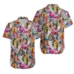 Disney All Characters Collection Hawaiian Shirt, Disney Hawaiian Shirt Gift For Your Girlfriend Boyfriend Gift For Love Gift For Friend Best Valentine Present Holiday Gift