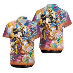 Disney All Characters Collection Mickey Hawaiian Shirt Gift For Your Girlfriend Boyfriend Gift For Love Gift For Friend Best Valentine Present Holiday Gift