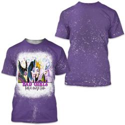 Disney Bad Girls Disney Villians 3D T Shirt Meaningful Gift For Family Gift For Boyfriend Valentine Gift