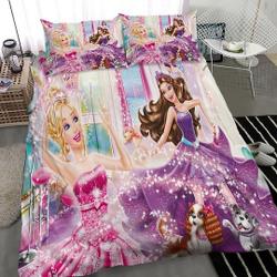 Disney Barbie Bedding Set Gift For Your Girlfriend Boyfriend Gift For Love Gift For Friend Best Valentine Present Holiday Gift