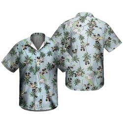 Disney Boys' Button Down Hawaiian Shirt: Mickey Mouse, Lilo and Stitch Gift For Your Girlfriend Boyfriend Gift For Love Gift For Friend Best Valentine Present Holiday Gift