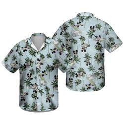 Disney Boys' Button Down Hawaiian Shirt Gift For Your Girlfriend Boyfriend Gift For Love Gift For Friend Best Valentine Present Holiday Gift