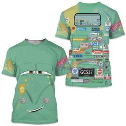 Disney Cars Fillmore Tee Pixar Cosplay Disney Animation Outfits, Disney World Family Costume Meaningful Gift For Family Gift For Boyfriend Valentine Gift