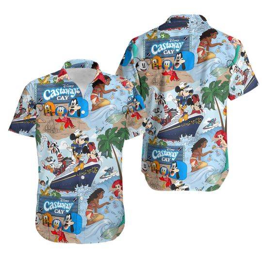 Disney Castaway Cay Hawaiian Shirt Gift For Your Girlfriend Boyfriend Gift For Love Gift For Friend Best Valentine Present Holiday Gift