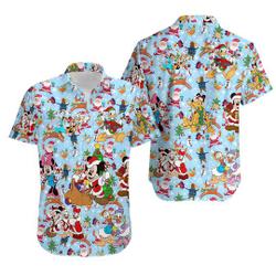 Disney Christmas Hawaiian Shirt Gift For Your Girlfriend Boyfriend Gift For Love Gift For Friend Best Valentine Present Holiday Gift